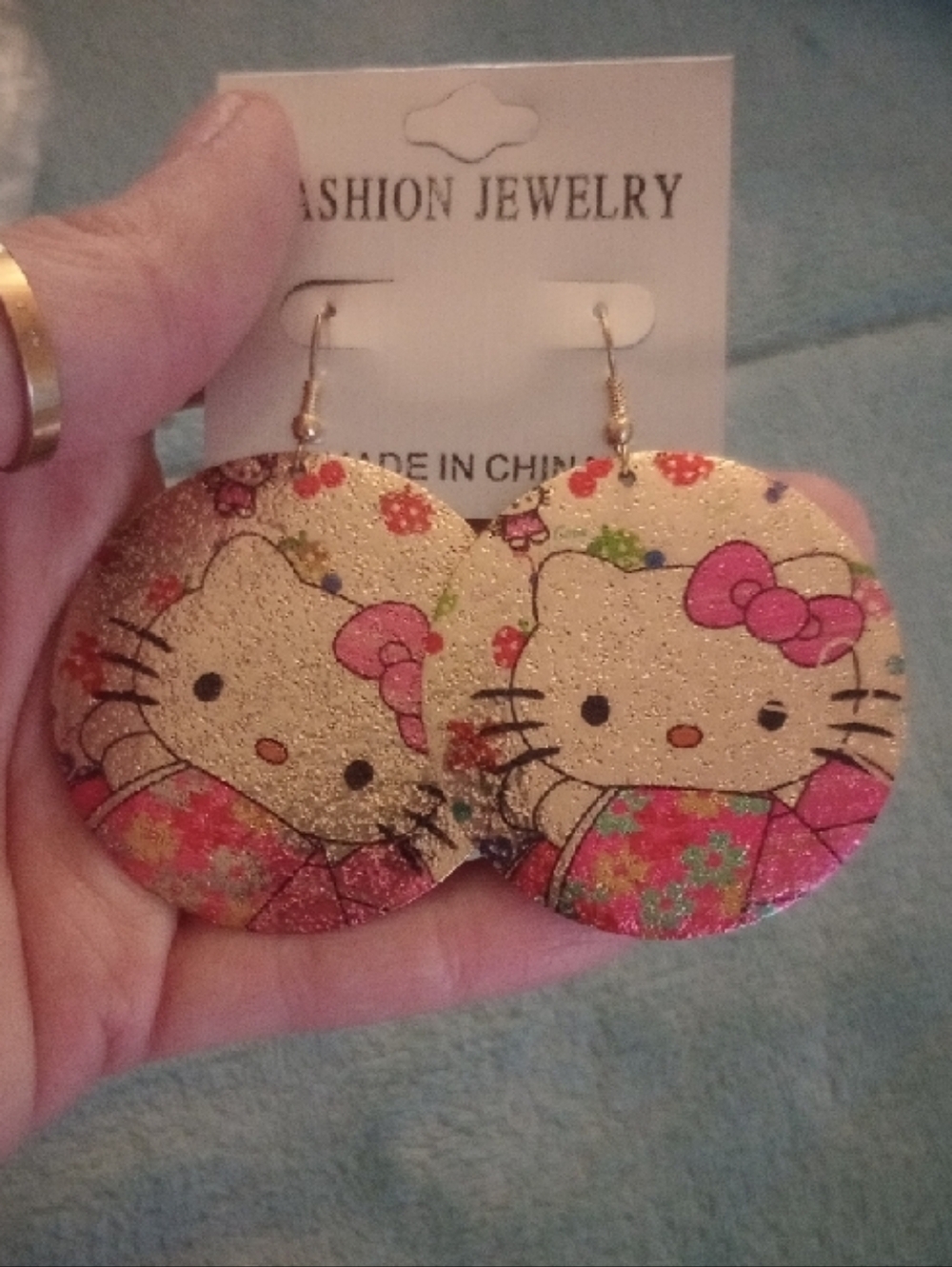 Fashion Kitty Metal Earrings- Pick One - Picture 2 of 5